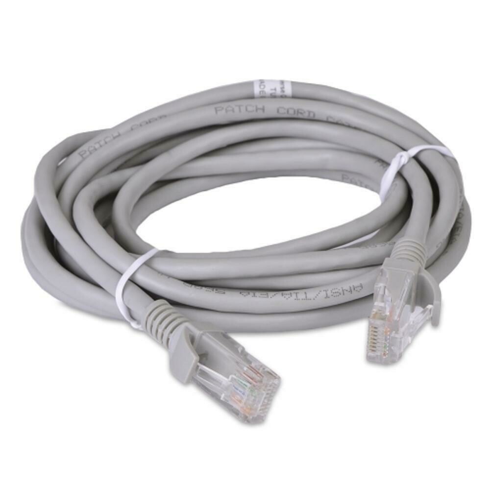 Cable de Red Patchcord Oditox Cat5 1,5 Metros Armado Gris Conectividad
