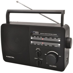 Radio Portatil Punktal PK-96AC AM/FM Pilas y Corriente