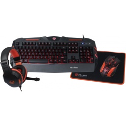 Combo Kit Gamer Meetion MT-C500 Teclado Retroiluminado + Mouse + Auriculares + Mousepad