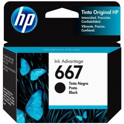 Cartucho Original HP 667 3YM79AL Negro Para Deskjet 2375 2775 2776