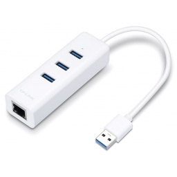 Adaptador de Red TP-Link UE330 USB 3.0 a Ethernet Gigabit + HUB USB 3.0