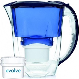 Jarra Aqua Optima Oria Blue 2.8 Lts. con Purificador de Agua + Filtro 30 das incluido