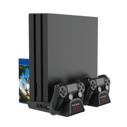 Soporte Base + Carga y Cooler Dobe TP4-882 para Consolas PlayStation 4