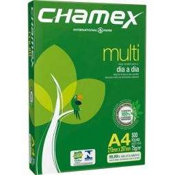 Papel Chamex A4 75g Resma x500 Hojas