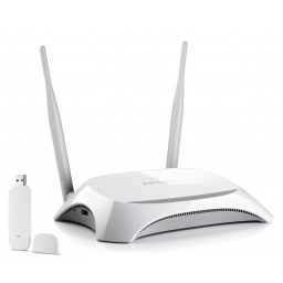 Router TP-Link TL-MR3420 300Mbps WiFi con USB para Modem 3G/4G 2 Antenas