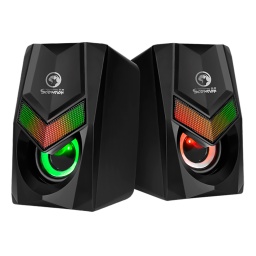 Parlante Marvo Scorpion SG-118 Gamer USB Negro con Luces RGB