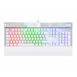 Teclado Gamer Mecanico Redragon Yama K550 RGB Chroma Mltiples Macros y Multimedia - Blanco