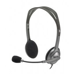 Auriculares Logitech H111 Stereo Headset con Micrfono conector 3.5mm nico