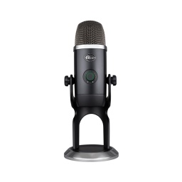 Micrfono Blue Yeti X Blackoutt Estreo Omnidireccional Profesional Streamer USB Compatible PC y Mac