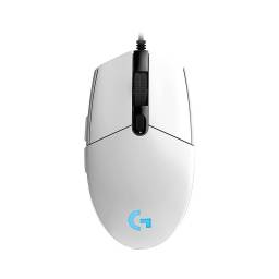 Mouse Gamer Logitech G203 RGB Lightsync 8000dpi 6 Botones programables - Blanco