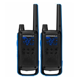 Handy Walkie Talkie Motorola TalkAbout T800 2 Vías 22 Canales 56 Km Bluetooth con Linterna Bateria y Resistente al Agua