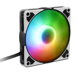 Fan Cooler Sharkoon Silent Storm PWM RGB 120MM Blanco / Negro Silencioso y Alto Rendimiento