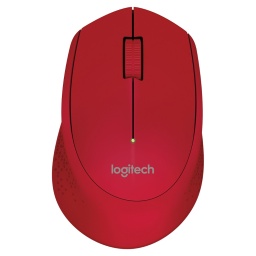 Mouse Inalambrico Logitech M280 USB Unifying Ergonomico 1000Dpi Pila Larga Duracion - Rojo