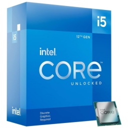 Micro Procesador CPU Intel Core i5-12600KF Socket LGA 1700 Generación 12 S/fan S/Video Gaming Unlocked