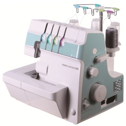 Maquina de Coser Telefunken TLFOVER 334 Overlock de 4 Hilos Luz Recortadora de hilo Brazo Libre