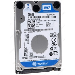 Disco Duro 2.5" Western Digital Blue R2 500GB Sata para Notebook