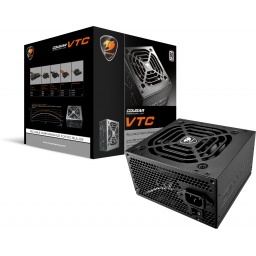 Fuente Cougar VTC500 Gamer 500W Reales 80 Plus White Fan 120mm