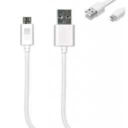 Cable de Datos ROCA microUSB (Cordn) Forrado Calidad Premium