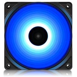 Fan Cooler Ventilador LED DeepCool RF120B 12cm Alta Luminosidad - Color Azul