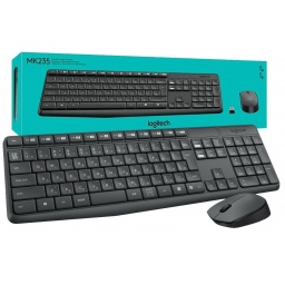 Combo Kit Teclado y Mouse inalambrico Logitech MK235