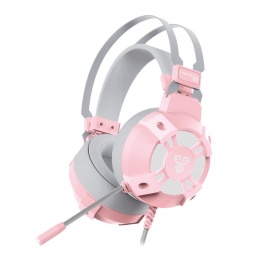 Auriculares Gamer Fantech Sakura HG11 Virtual 7.1 Surround Led RGB - Space Edition (Blanco)