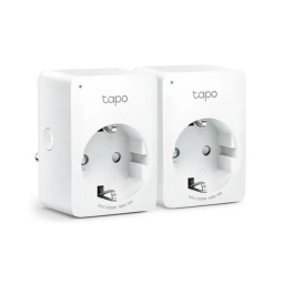 Enchufe Inteligente Smart Wifi TP-Link Tapo P100 Controla los Dispositivos por Voz y App y Ahorra energa - Kit x2 Unida