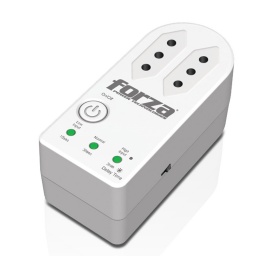 Protector Regulador de Voltaje Forza FVP-1202B-C 220v Tres en Lnea - Blanco