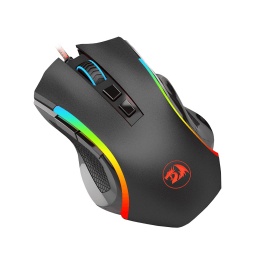 Mouse Gamer Profesional Redragon Griffin M607 RGB 8 Botones Switch Omron - Negro