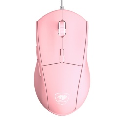 Mouse Gamer Cougar Minos XT RGB 6 Botones Rosado