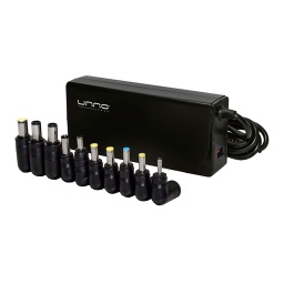 Cargador Universal UNNO PW5291 90W Para Notebooks 10 Puntas intercambiables