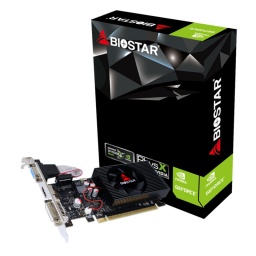 Tarjeta de Video Biostar GT 730 4GB DDR3 PCI Express C/Bajo Perfil HDMI VGA DVI