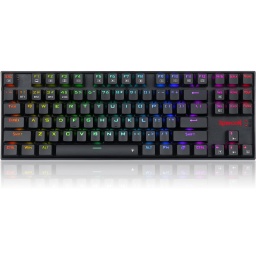 Teclado TKL Mecnico Retroiluminado Gamer Rgb Redragon Kumara K552 Switch Outemu Blue - Negro