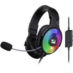 Auriculares Redragon Pandora H350 RGB con Microfono Desmontable - Negro