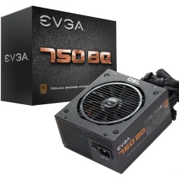Fuente EVGA 750W BQ Certificada 80 Plus Bronze 110-BQ-0750-V1 750w Reales