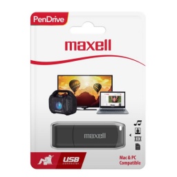 Pendrive Maxell Usbpd-128 128GB USB 3.0 Negro