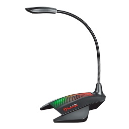 Micrfono Gaming Marvo MIC-01 Omnidireccional con Iluminacin arco iris