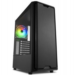 Gabinete Gamer ATX Sharkoon SK3 RGB Lateral Vidrio Templado Negro Malla superior