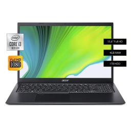 Notebook Acer A515-54-32N2 Intel Core i3-10110U Generación 10 4GB 1TB Pantalla 15.6'' Full HD Nueva