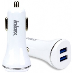 Cargador Inkax CD-12 USB para Auto 12v (Encendedor) a 2 USB 2.1A Para Celulares