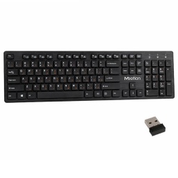 Teclado Inalambrico Meetion MT-WK841 Diseo Slim - Negro