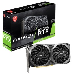 Tarjeta de Video MSI GeForce RTX 3060 Ventus 2X OC Gaming 12GB GDDR6 192bits HDMID-Port