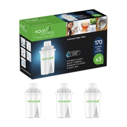 Pack Kit de 3 Filtros de Agua Aqua Optima Universales RUF303