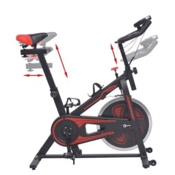 Bicicleta Ergométrica Spinning Profesional Resistente con Pantalla LCD