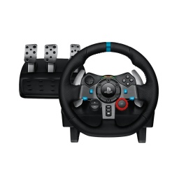 Volante Gamer Profesional Logitech G29 con Pedalera  para PC PS3 PS4 y PS5