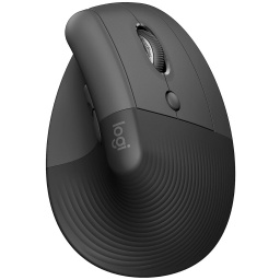 Mouse Vertical Ergonmico Inalambrico + Bluetooth Logitech Lift para Diestros 4000dpi Negro