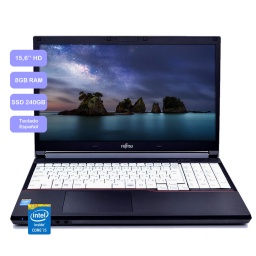 Notebook Fujitsu Lifebook A574 Intel Core i5-4310M 8GB 240GB SSD Pantalla 15.6'' Windows 10 Pro Español - Reacondicionad