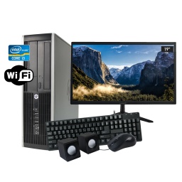 PC Computadora Completa Core i3-2120 4gb 250GB WiFi Windows 10 con Monitor LED 19'' Nuevo y Perifricos