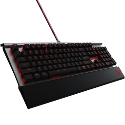 Teclado Patriot Viper V730 Retroiluminado LED Mecnico Aluminio Brown Switches Anti-ghosting