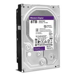 Disco Duro 3.5'' HDD Western Digital Purple 8TB WD82PURZ Sata 3 IntelliPower 128mb