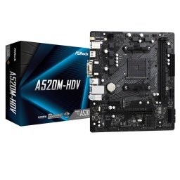 Motherboard ASRock A520M-HDV AMD AM4 Ryzen Series DDR4